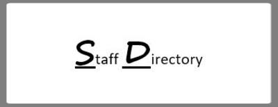 Link to the Staff Directory